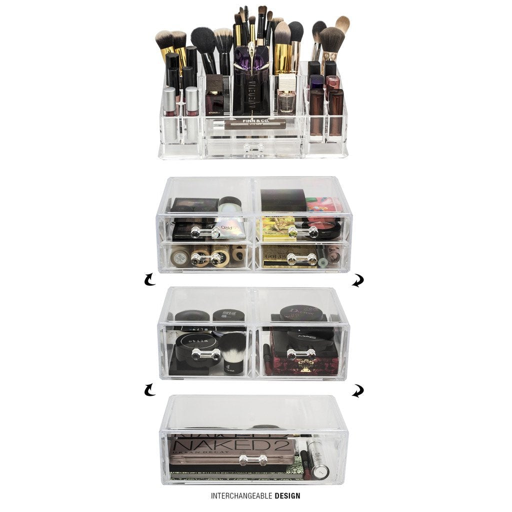 Stackable Cosmetic Organizer - 4 Drawer - Large