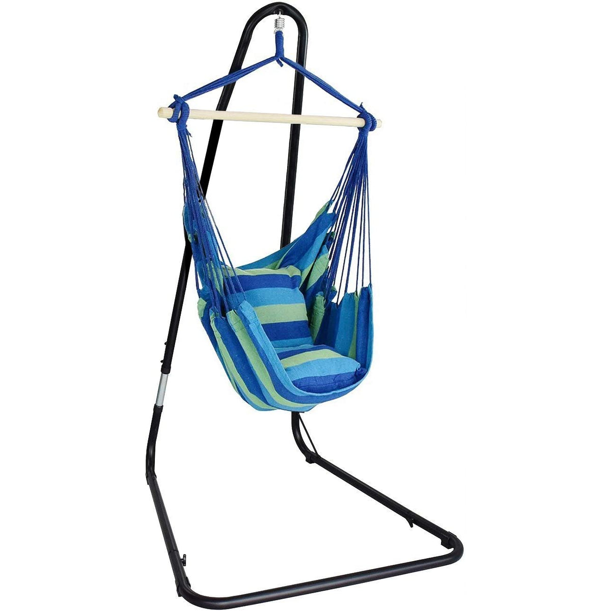 Adjustable Hanging Hammock Chair Swing & Stand