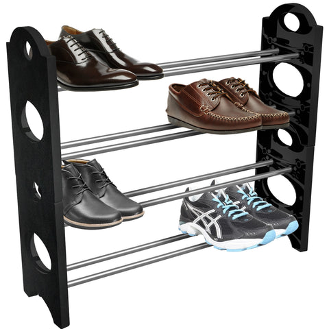 Shoe Rack Organizer Storage - Stackable and Detachable - Sorbus Home