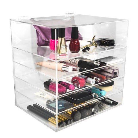 5-Tier Cosmetic Storage Case Organizer - sorbusbeauty