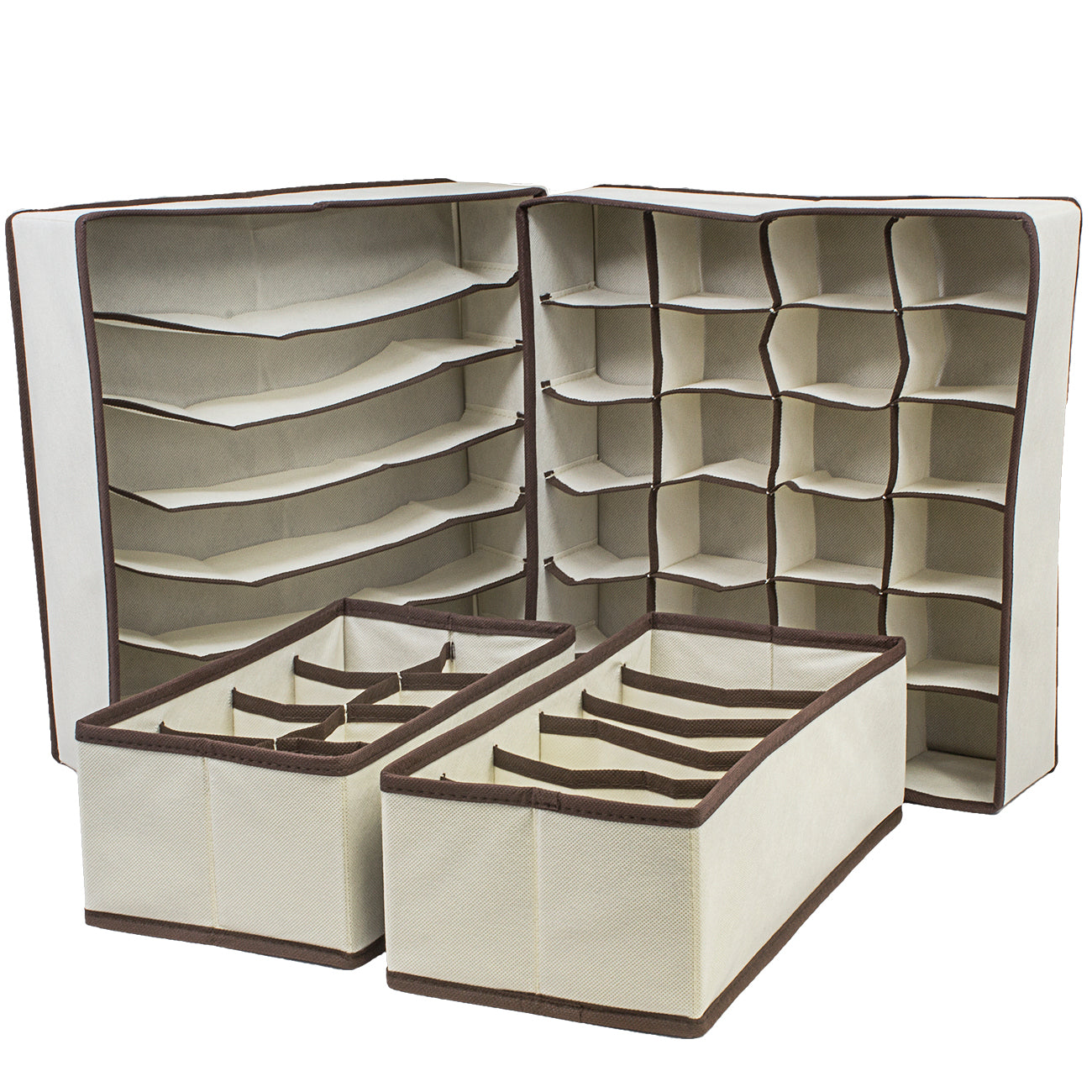 Acrylic Shelf Dividers - 4 Set Sorbus