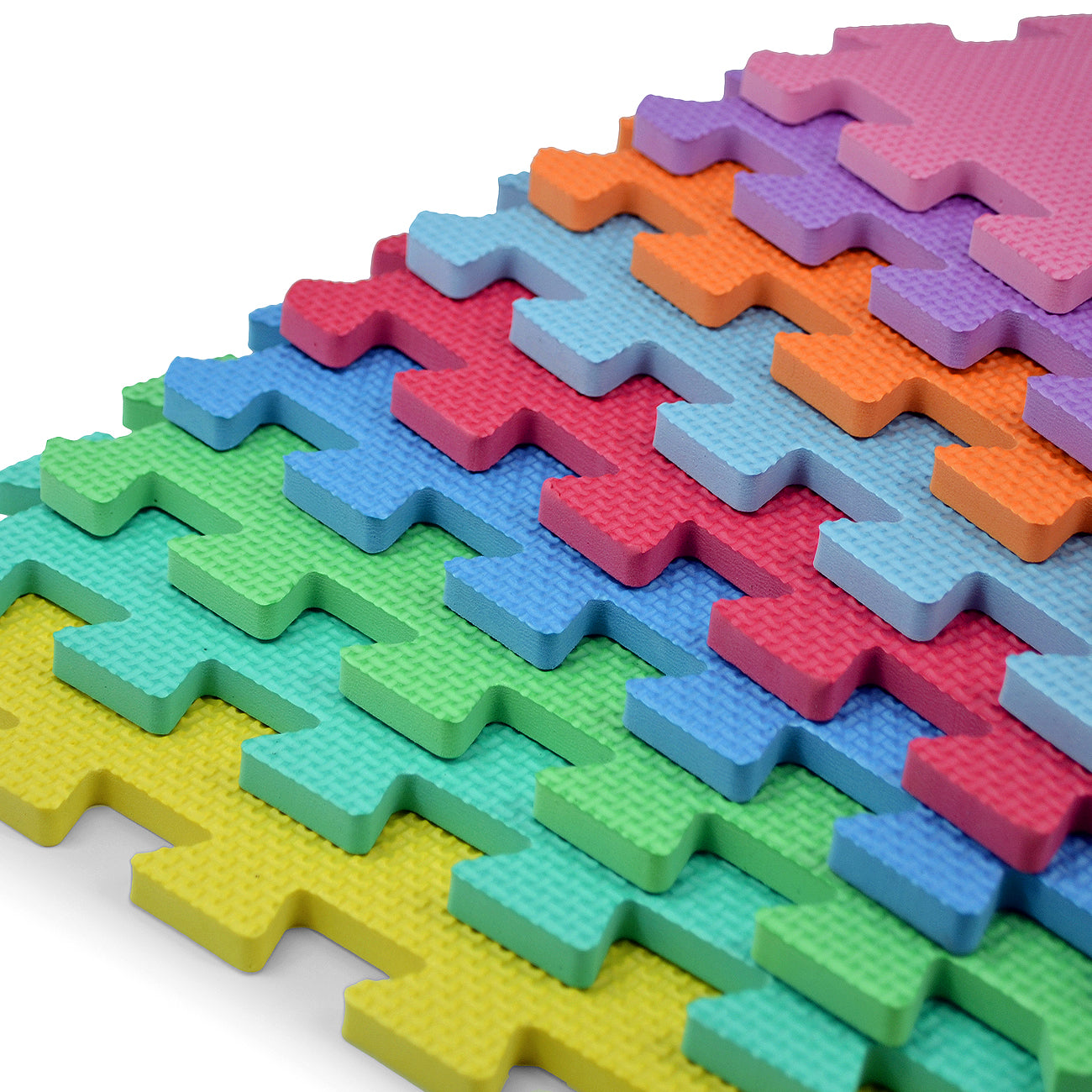 Foam Puzzle Piece Play Mat (9 Piece) - Sorbus Home
