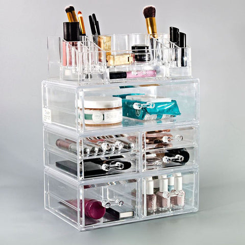 Cosmetic Storage Case (8 Drawer 4Pc)