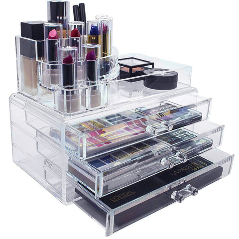 Small Round Top Cosmetic Organizer - sorbusbeauty